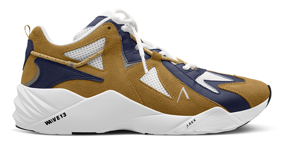ARKK Collection Tuzon Suede W13 | Honey Mustard Patriot Blue | Men Tuzon